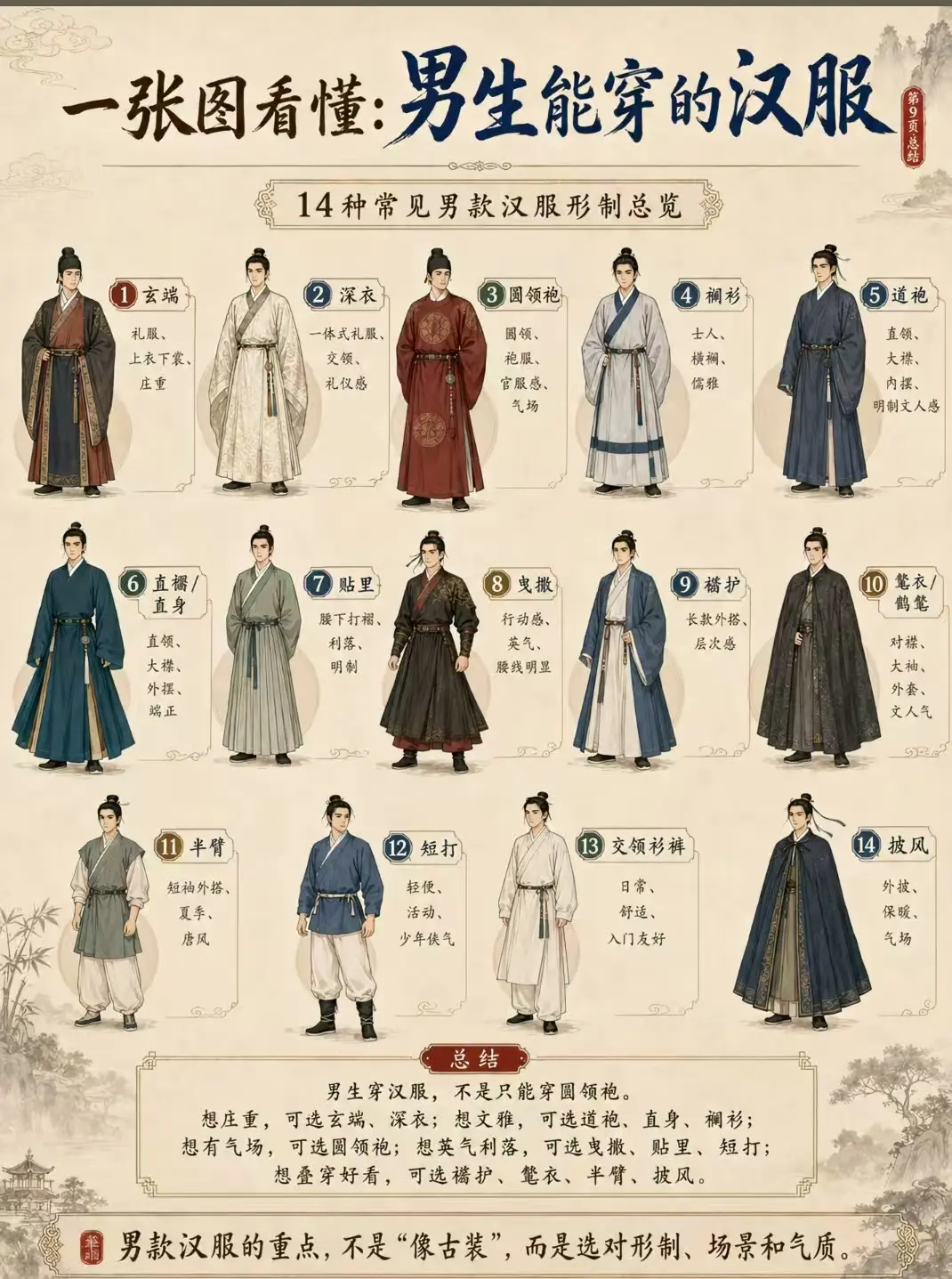 男生能穿的汉服都有哪些？ -汉服衣・汉服艺 | HanFuYi  https://hanfuyi.com