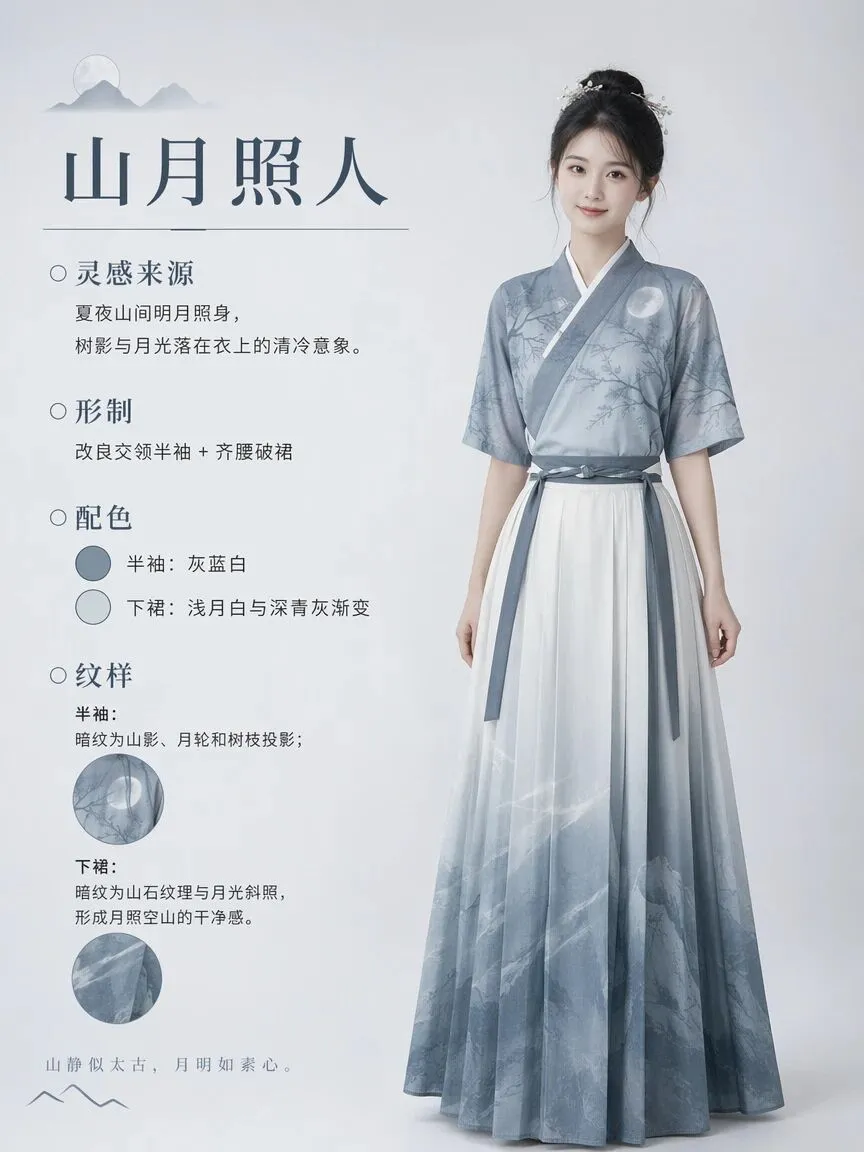 汉服丨山月照人，轻挽汉襦映一襟清辉-汉服衣・汉服艺 | HanFuYi  https://hanfuyi.com